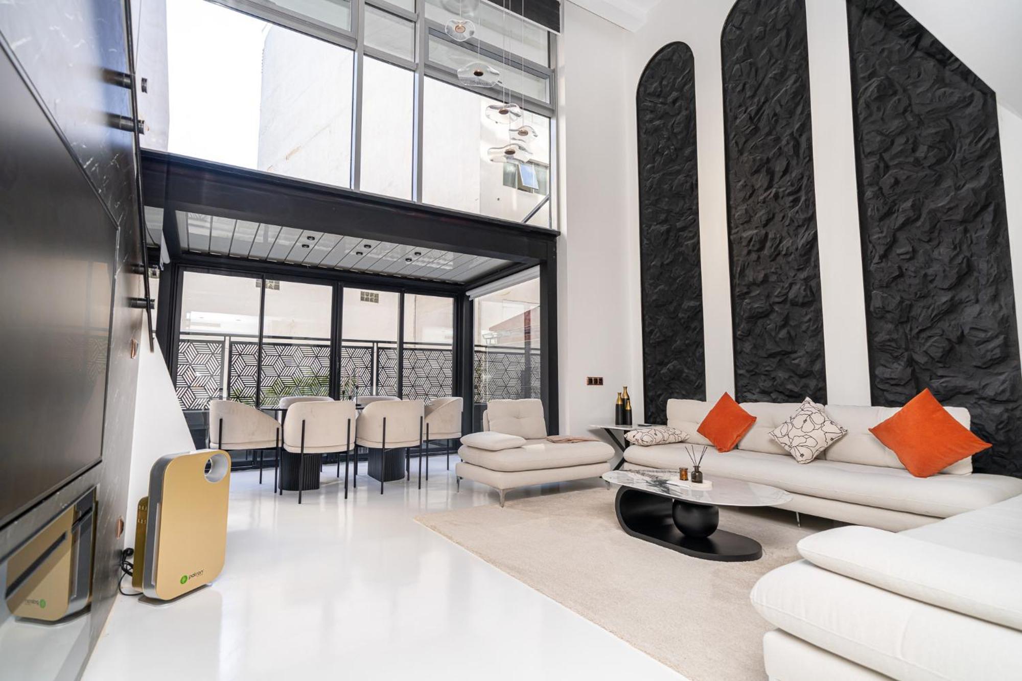탕헤르 Ecrin Secret, Duplex Prestige, Proche Corniche & Medina, Piscine, Parking, Wifi, Iptv, Ac 아파트 외부 사진
