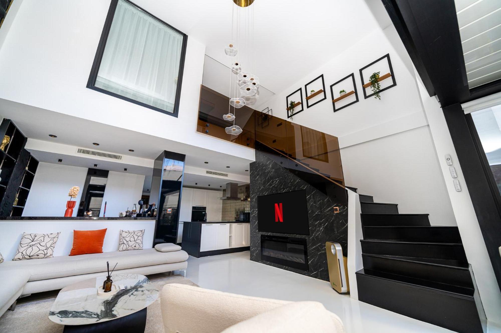 탕헤르 Ecrin Secret, Duplex Prestige, Proche Corniche & Medina, Piscine, Parking, Wifi, Iptv, Ac 아파트 외부 사진